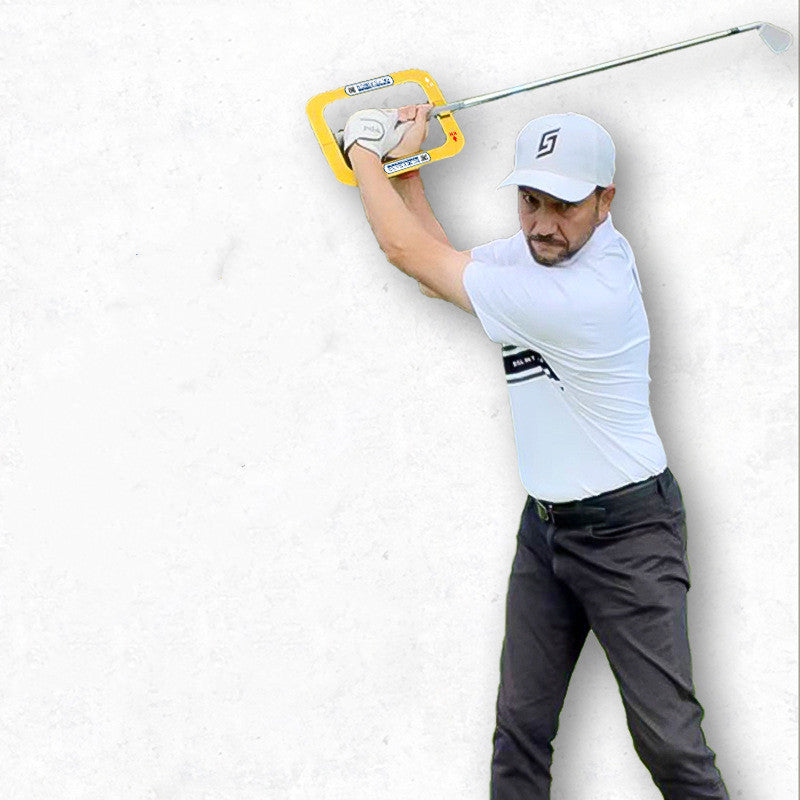 Golf Swing Trainer Portable Golf Swing Training Aid Golf Swing Plane Corrector Swing Arm Correct Posture Auxiliary Training Tool